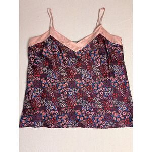 NEIMAN MARCUS 100% Silk Floral Camisole Top – Size XL